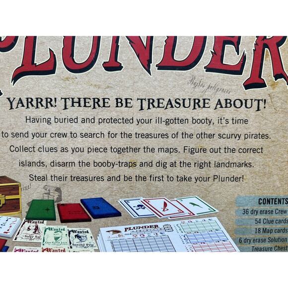 Plunder Board Game by Jonathan Franklin 2013 R&R Games, New and Sealed - Picture 3 of 8